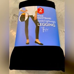 2pack wide waistband surfed light weight leggings. Brand new!